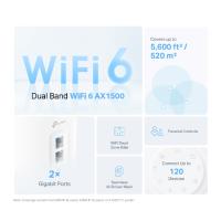 TP LINK DECO X10 2Li Wi-Fi 6 AX1500 Tüm Evi Kapsayan Mesh Wifi Sistemi - 4